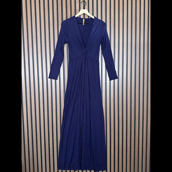 Rachel Pally Dresses & Skirts - Rachel Pally Dress Small Blue Purple A Line Long Sleeve Modal Maxi Fabric Stretc